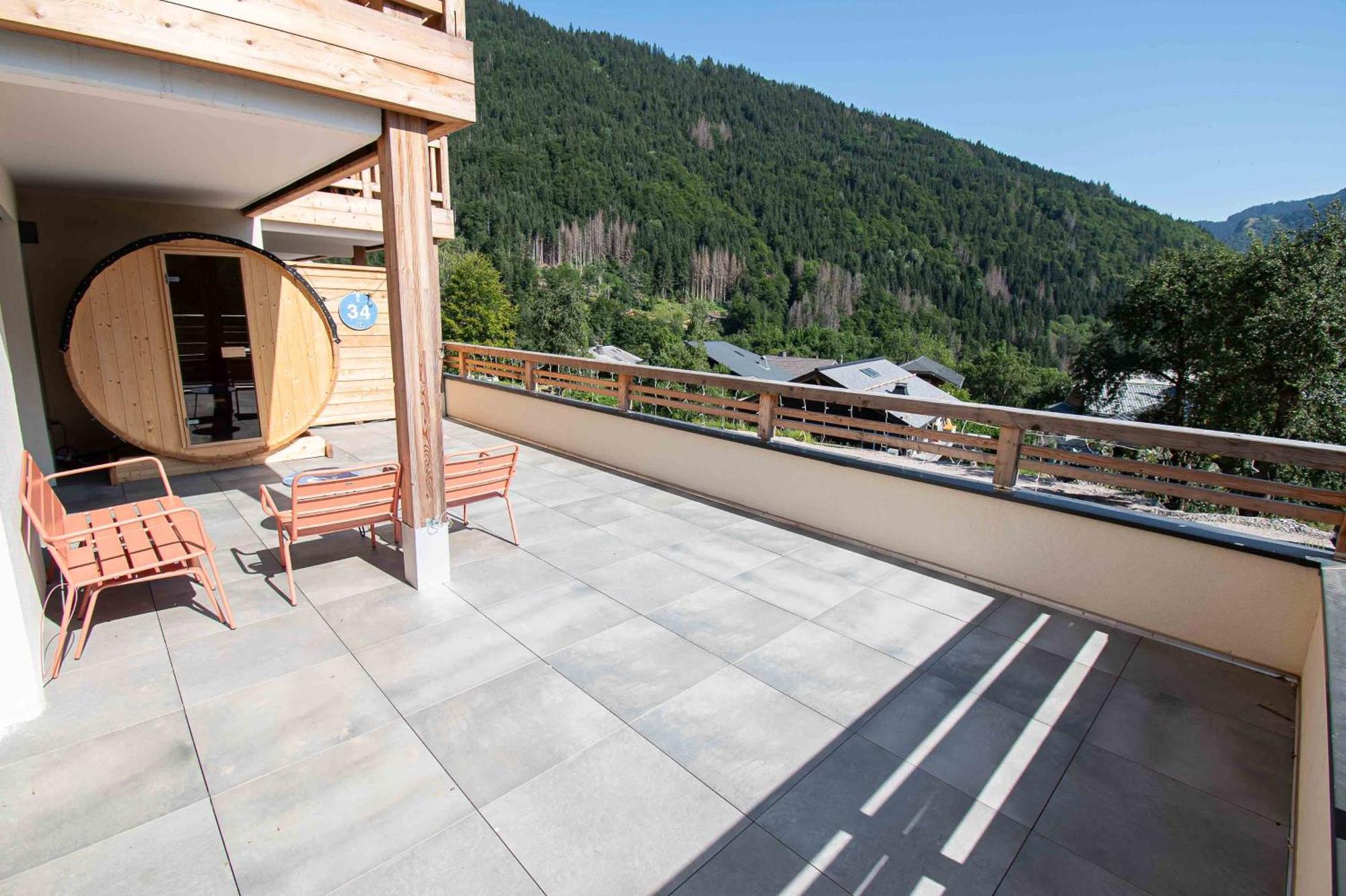 Dans Residence Neuve Le Snow Roc Sur Les Pistes, Grand Studio Cosy 5 Pers Avec Terrasse Panoramique, Sauna, Wifi Saint-Jean-dʼAulps Exterior foto