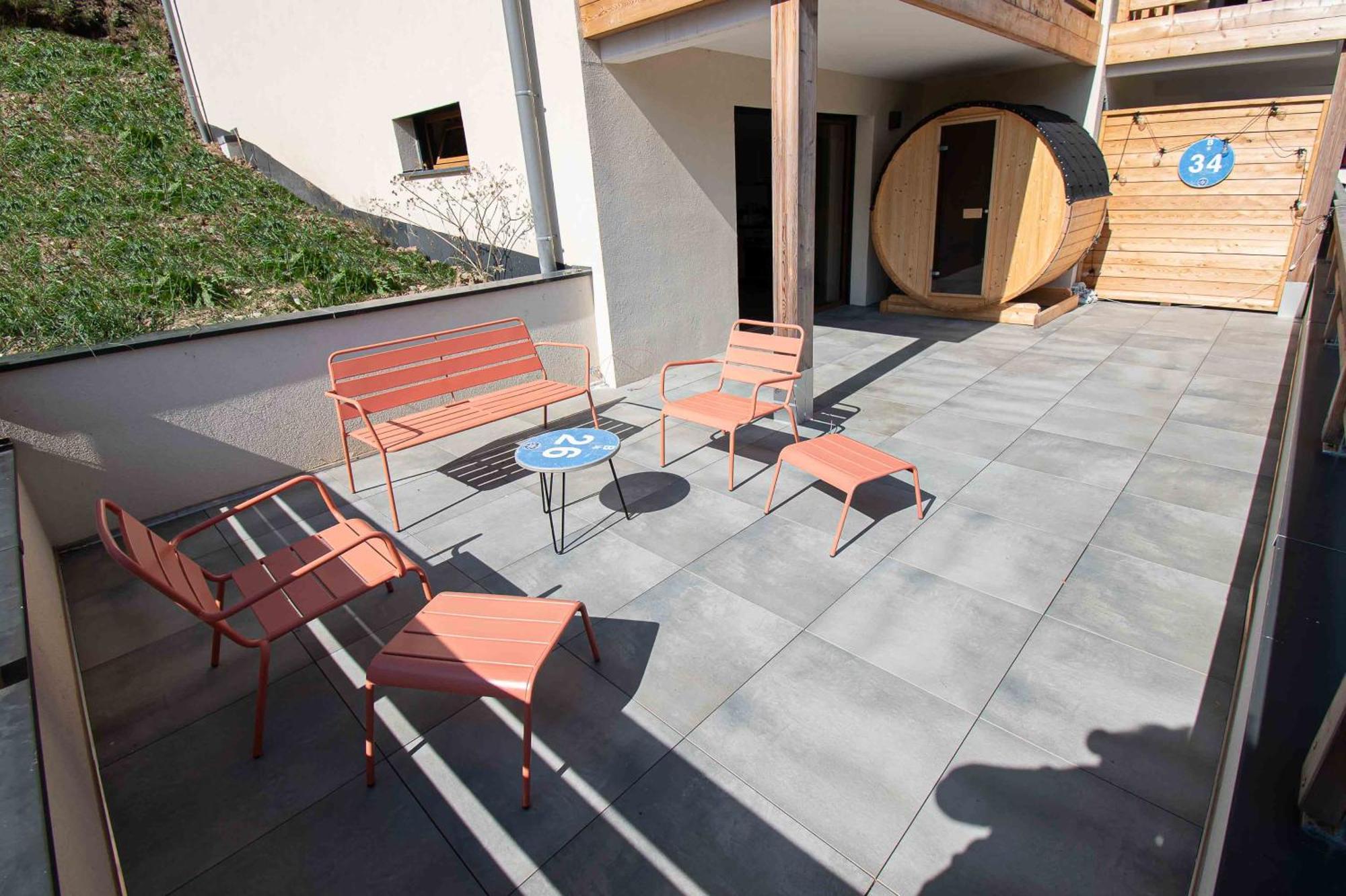 Dans Residence Neuve Le Snow Roc Sur Les Pistes, Grand Studio Cosy 5 Pers Avec Terrasse Panoramique, Sauna, Wifi Saint-Jean-dʼAulps Exterior foto