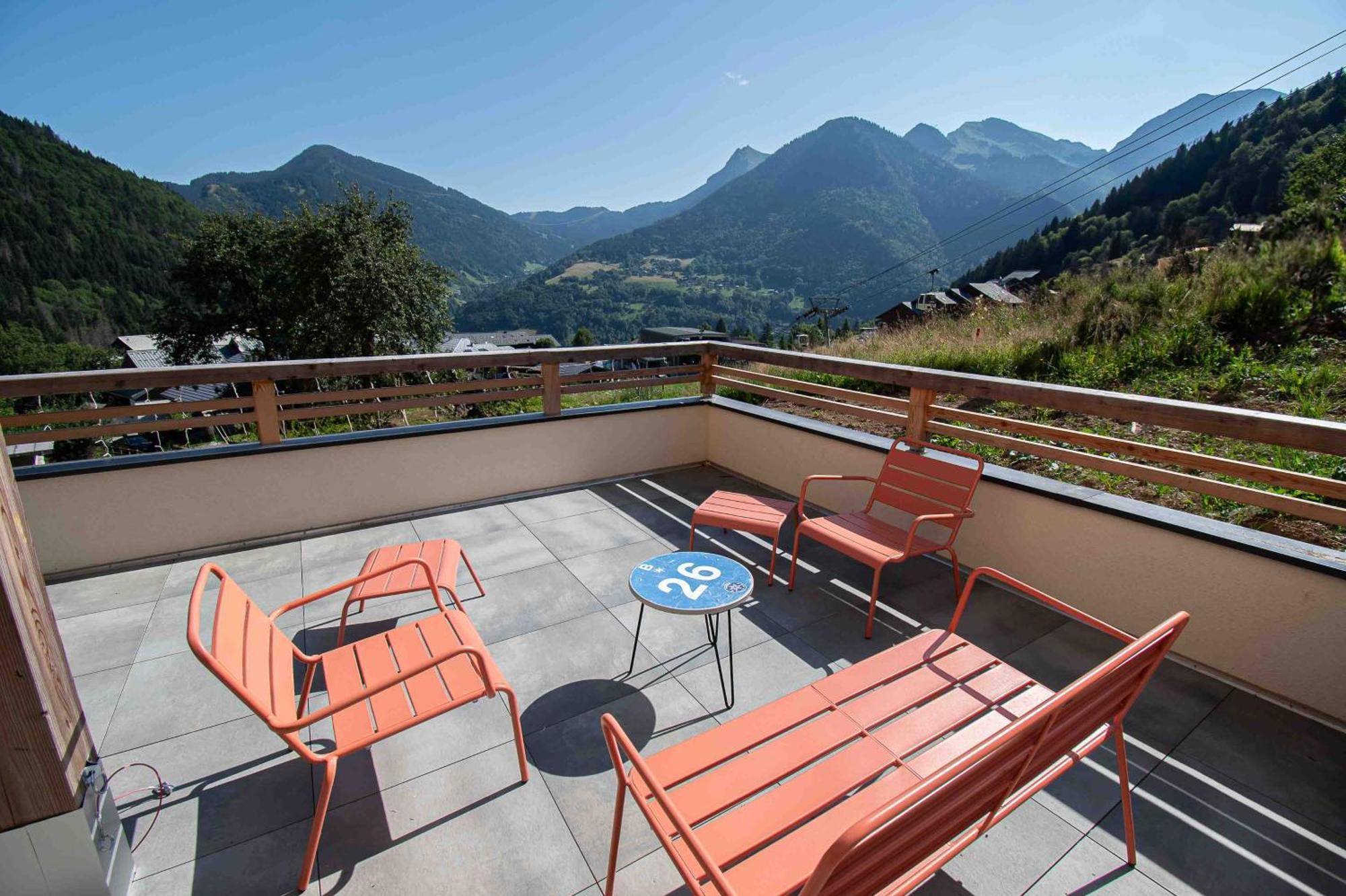Dans Residence Neuve Le Snow Roc Sur Les Pistes, Grand Studio Cosy 5 Pers Avec Terrasse Panoramique, Sauna, Wifi Saint-Jean-dʼAulps Exterior foto